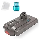 HopeNest V11 Battery Replacement Compatible with Dyson V11 V15 SV15 Button Click in Installation Style Battery V11 Extra/Absolute/Animal/Outsize SV15 SV16 SV22 970425-01 Vacuum Cleaner Light Grey