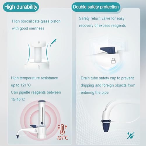 Dispensador de líquido ajustable y dosificador de disolventes químicos 4
