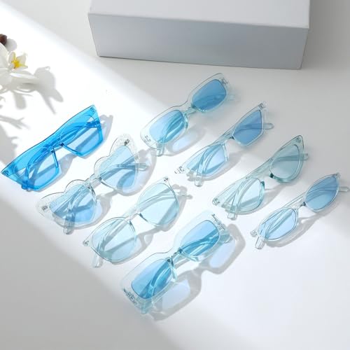 Party Sunglasses Bulk Black Sunglasses Pack Party Favor Retro Multipack Glasses Set for Women 8/12 Pack3