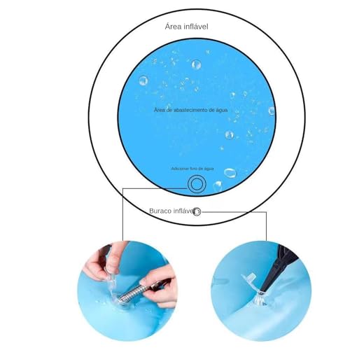 Cama de água para cães, tapete de brincar sensorial de água para gatos | Tapete de jogo de água para