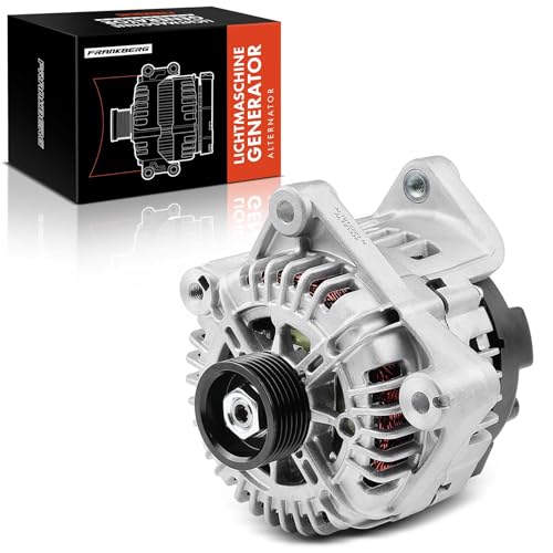 Frankberg Générateur d'alternateur 150 A compatible avec 1er E81 120d 2007-2011 Série 3 E90 318d 320d 325d 330d 335d 2004-2011 Série 5 E60 520d 525d 530d 535d 2003-2010 Replacement. e# 12317799180