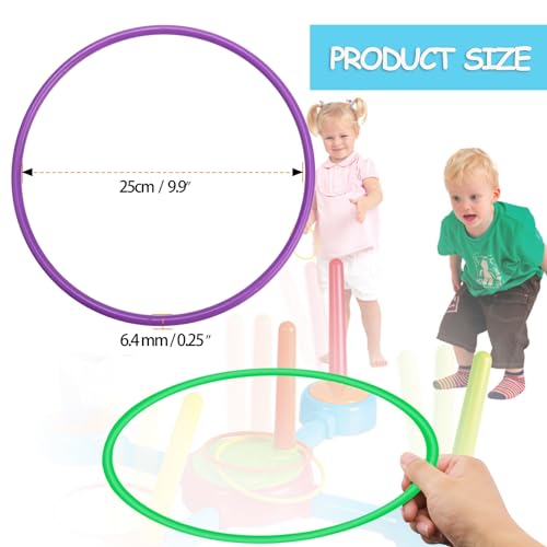 OOTSR Plastic Toss Rings Toys - Image 2