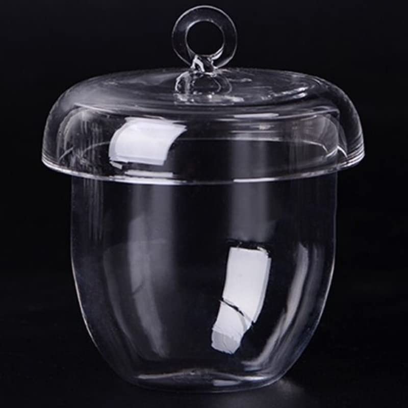 Tygiel kwarcowy odporny na wysokie temperatury i przyrząd ze szkła o wysokiej przepuszczalności z pokrywą do ogrzewania i wrzenia(20ML 3pcs)