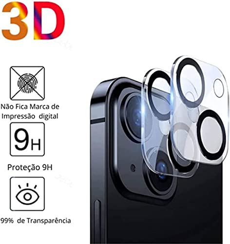 Capa Capinha Clear Case Compatível Com Magsafe Para iPhone 13, 13 Pro, 13 Pro Max + Película de Vidr