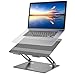 BoYata Laptop Stand, Stand for MacBook: Multi-Angle Sand Cooling Stand, Compatible with Laptops (10-15 Inches), Including MacBook Pro/Air (Grey)