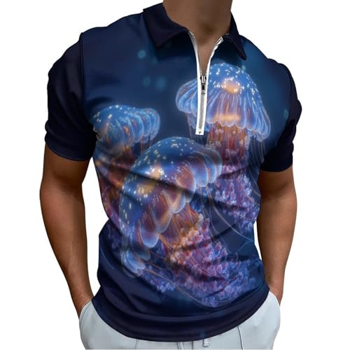 Polo zippé stretch homme grande taille respirant