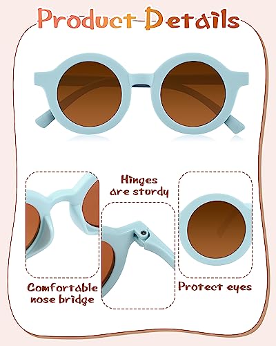 Kanayu 318 Pcs Kids Sunglasses DIY Kit Include 16 Pairs Daisy Sunglasses for Kids with 200 Random Letter Beads 100 Daisy Charms Floral Beads and 2 Glues for Toddler Girls Boys Birthday Party3