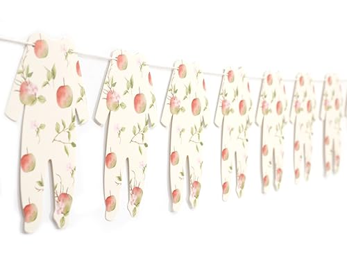Apple of Our Eye Bodysuit Baby Shower Banner,Apple of Our Eye Birthday