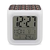 Matériau respectueux de l'environnement : fabriquée à partir de plastique respectueux de l'environnement, cette horloge LED à motif de timbre classique est sans danger pour un usage quotidien et ajoute une touche moderne à votre décoration de chambre. La construction est légère et facile à entretenir, s'adapte parfaitement à d'autres objets de chambre et à la décoration de chambre kawaii