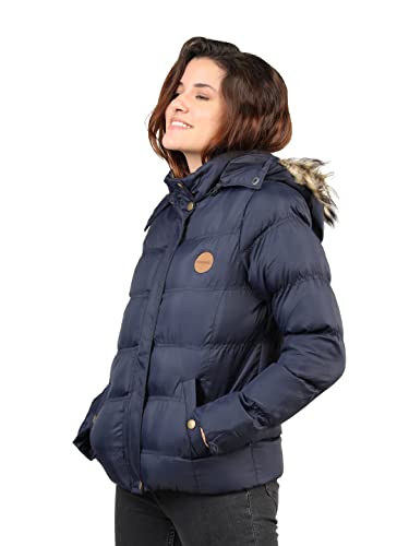 Image of CHKOKKO Women's Polyester Winter Standard Length Quilted Jacket