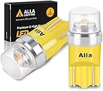 Alla Lighting Mini T10 168/194 LED Bulbs Advanced 12V Side Marker, Interior, Map, Dome, Trunk Cargo Lights W5W 2825 175 158 194NA 194A 194Y for Auto Cars, Trucks (Amber Yellow)