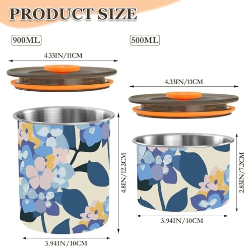 Contenedor de Almacenamiento para Café de Acero Inoxidable Morado miniatura 3