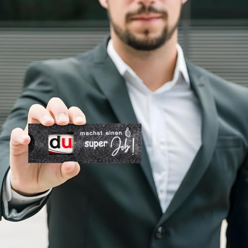 BOFUNX 6pcs Team Geschenke - du bist wichtig im Team/du machst einen super Job Geschenke Hülle Filz Verpackung Dankeschön Geschenke Abschiedsgeschenke für Arbeit Kollegen Danke Jobwechsel Ruhestand