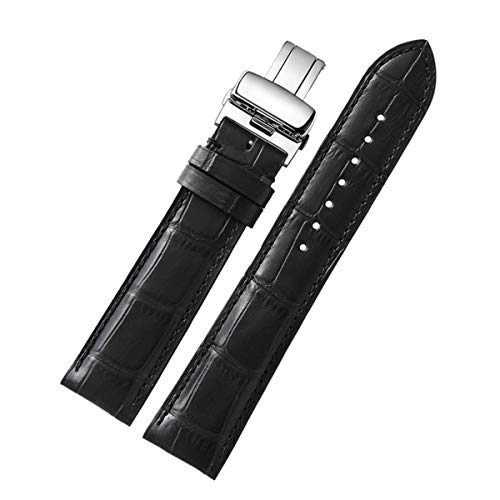 Bracelet montre cuir supérieur durable - Finition artisanale 18 19 20 21 22 mm