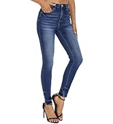 VIPONES Women Classic High Waisted Skinny Jeans for Women Stretch Distressed Lifting Jeans S...