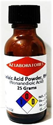 Azelaic Acid Fine Powder / 99.5%+ / (Nonanedioic Acid) / Skin Care/Whitening/CAS 123-99-9/25 grams