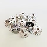 2PCS Bobbin CASE #200909107 43725 & BOBBINS for Kenmore 158&385 Sewing Machines (2Bobbin case+10 bobbins)