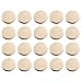 Produktbild SUPVOX 20 Stück Flache Knöpfe aus Metall Knöpfe für Mäntel Hosen DIY Nähen Basteln Kleidung Zubehör 25 mm (Gold) Los 2.5 * 2.5cm Gold