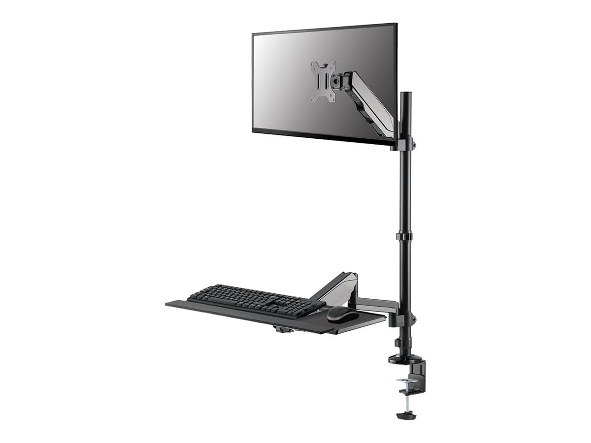NewStar Neomounts FPMA-D1320SILVER Staffa per schermo piatto per ufficio – Staffa per schermo piatto per ufficio (0 – 180 °)