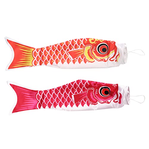HANABASS 70cm Koinobori Fish Flag Japanese Windsock Decor 5 Perfect for Dragon Boat Decor