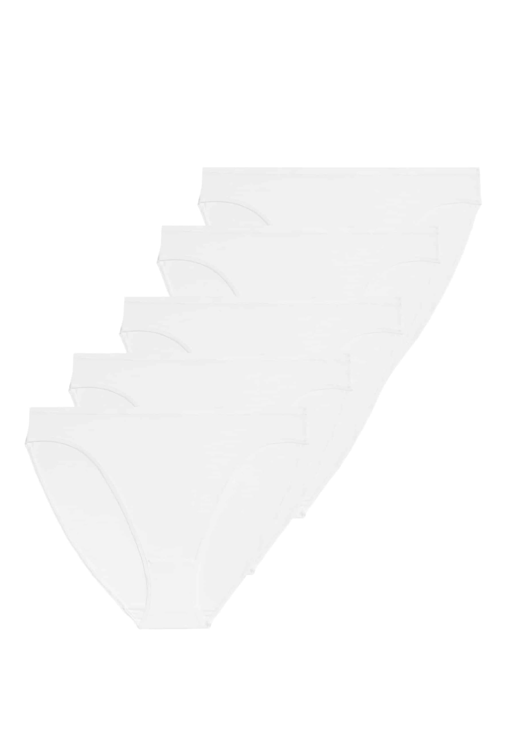 Marks & Spencer 5er-Pack Damen-Slips mit hohem Beinausschnitt – Baumwolle & Modal