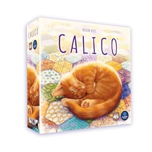 AEG & Flatout Games | Calico – Award Winning Board Game for the Whole Family | From the Creators of Cascadia | Easy to Learn | Quick to Play | Make Quilts and Attract Cats! | Ages 10 and up