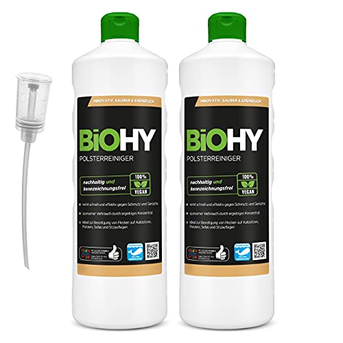 BiOHY Nettoyant spécial pour Meubles rembourrés (2 x 1l Bouteille)