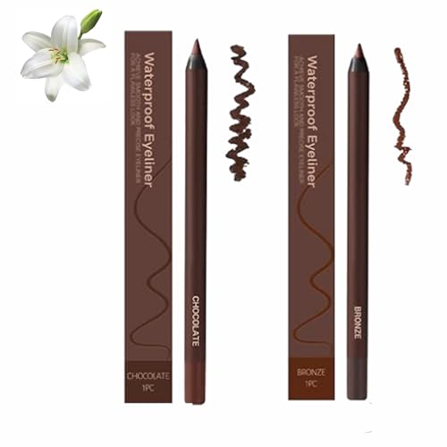 Eyeliner, delineador de ojos resistente al agua y afilable miniatura 1