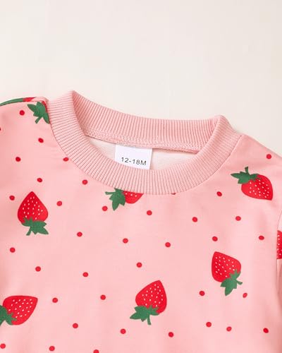 Image of Baby Toddler Girl Clothes Outfits Kids Sweatshirt Jeans Set Denim Pants Little Girls Clothes Toddler Outfit for Girls