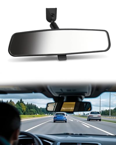 Interior Rear View Mirror 10.31 Inch Fit for Ford F-150 F-250 F-350 F-450 F-550 Super Duty Focus Explorer Fusion Fiesta Bronco Taurus Expedition Edge Maverick 1999-2024 Front Rearview Mirror