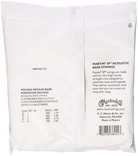 C. F. Martin MSP 4850 SP Strings for Acoustic Bass, 1 Pack - Image 2