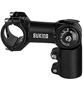 CYSKY Verstellbar Vorbau 31,8 60mm/80mm/93mm 0-90 Grad Verstellbar MTB Vorbau Lenker Vorbau Verst...