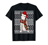 ugly christmas xmas bull terrier natale maglietta