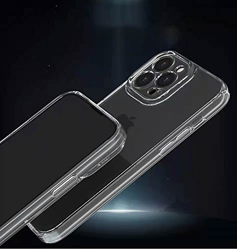 Famz, Cover Iphone 13 Pro Max Hybrid (Bumper+Posteriore Trasparente), Trasparente - 6