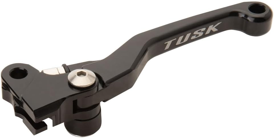 TUSK Folding Lever Set Black Compatible with Honda CRF450X 2005-2009,2012-2017