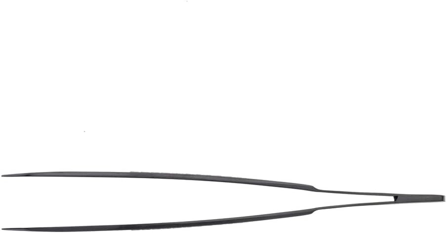 Mercer Culinary 18-8 Stainless Steel Precision Plus Chef Plating Tong, Fine Point, 6-1/8 Inch, Matte Black