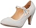 Mary Jane Pumps - Low Kitten Heels - Vintage Retro Round Toe Shoe With Ankle Strap - Pixie By J. Adams