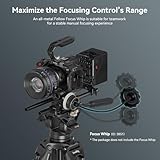 SMALLRIG Mini Follow Focus Kit with A/B Stops, Lens Zoom Control for DSLR Mirrorless Cameras, Fits Different Diameter Lenses Up to 114mm - 3010C - Image 6