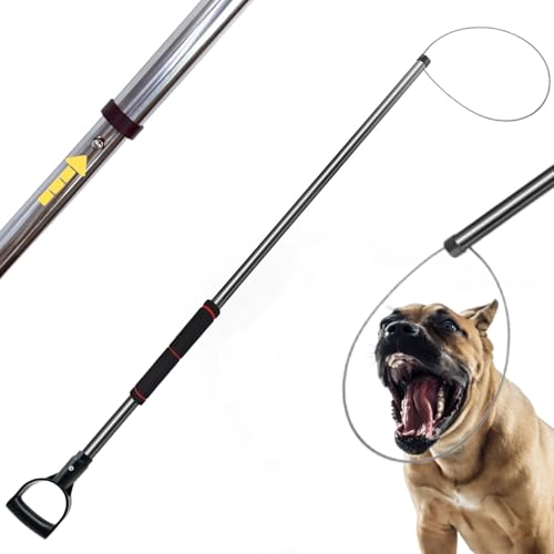 Aqwxc 60-92 Animal Catch Pole Control Tool Noose Holder Net Kit for Dogs Feral Cat Raccoons Hog Pig Fox Coyote Bulldog Wolf Goat Lizards Boar Bichon Calf Piglet Gator