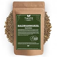 TASTE MARKET Guter Geschmack – 1 kg Baldrianwurzel geschnitten | Baldrian | Tee | Entspannu
