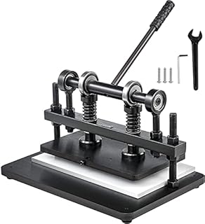 VEVOR Leather Cutting Machine 360x220mm Manual Die Cutter Heavy Duty Leather Embossing Machine Hand Press Mold Mould Leather Die Cut Leather Craft Cutting Machine for Various Materials