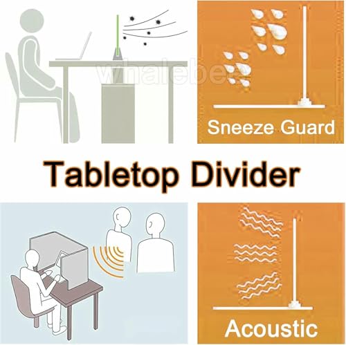 Diviseur d'espace de travail portable pliable et isolant pour bureau calme - 5
