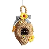 colmena artificial abejas 【Decoración de colmena rústica】: puede exhibir estas hermosas colmenas hechas a mano en su hogar, granja o en su porche. Son perfectos para guarderías con temas de abejas, mesas y decoración de bandejas escalonadas.