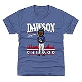 500 LEVEL Andre Dawson Youth Shirt (Kids Shirt, 6-7Y Small, Tri Royal) - Andre Dawson Toon WHT