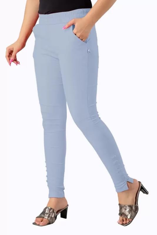 Image of Women's Stylish & Comfortable Jeggings | Stretchable High-Waist Pants BZFW Potali