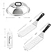 Aoocan BBQ Accessories Kit, Grill Tools Set for Blackstone and Camp Chef, Professional Grill BBQ Spatula Set with Basting Cover, Spatula, Scraper, Bottle, Tongs