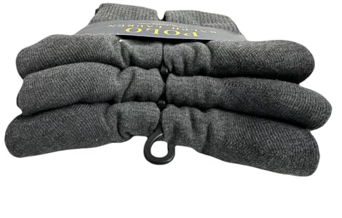 Ralph Lauren POLO Men's 6-Pk. Performance Sport Crew Socks (Charcoal)3
