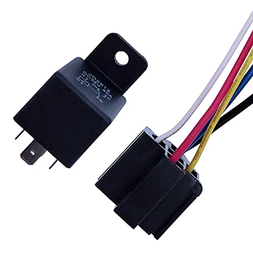 Relé JD2912 48V soluciona cortocircuitos en el automóvil mediante su base de 5 pines