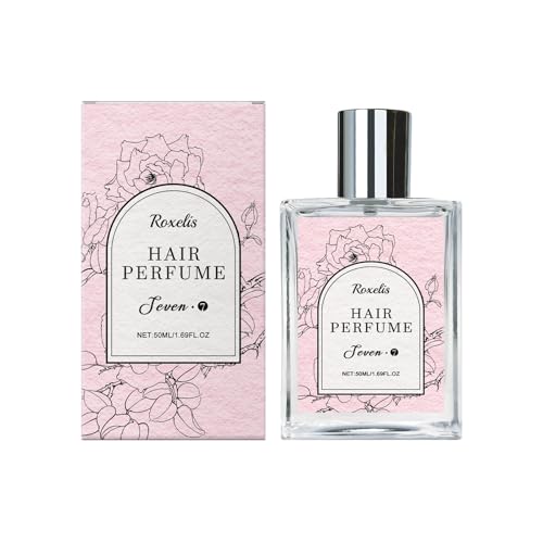 Rose Hair Perfume 50ml Spray Long Lasting Light Fragrance Fresh and Moisturizing Charm Mist Clean (Pink, One Size)