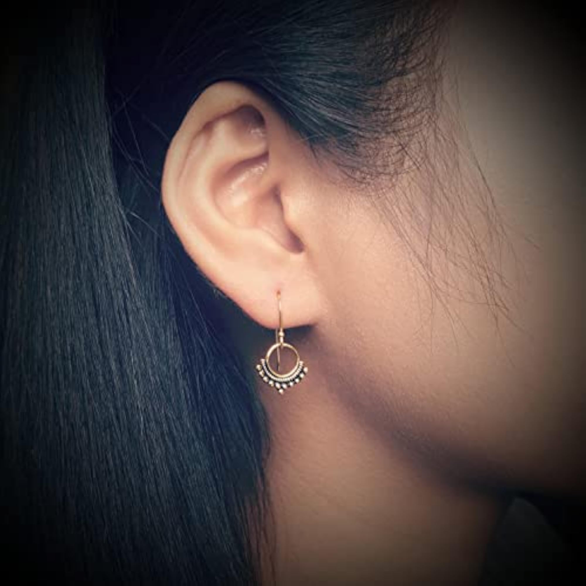 925 Silver Plated Dangle Earrings Traditional And Pure Silver